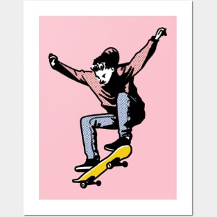 skateboarder Posters and Art